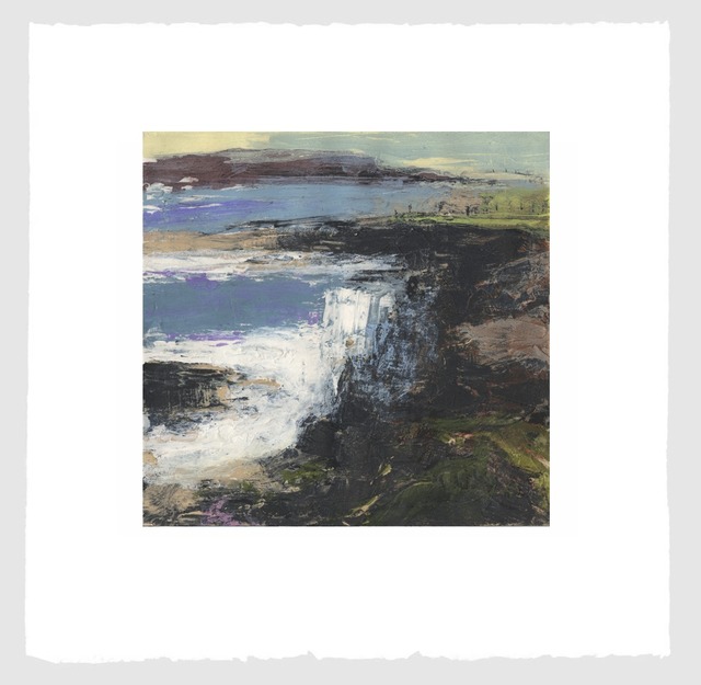 Donald Teskey, ‘Fractured Shoreline VIII’, 2013, Print, Carborundum & intalgio, Stoney Road Press