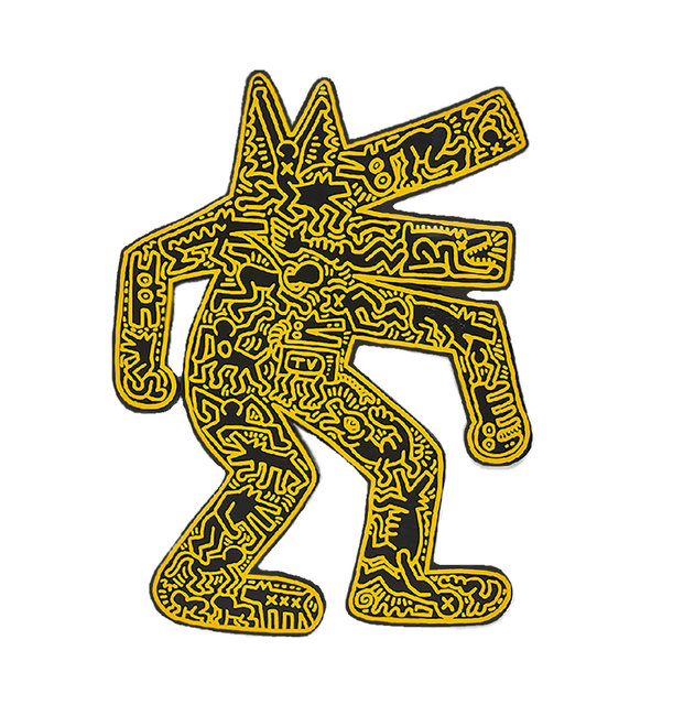 dancing dog keith haring