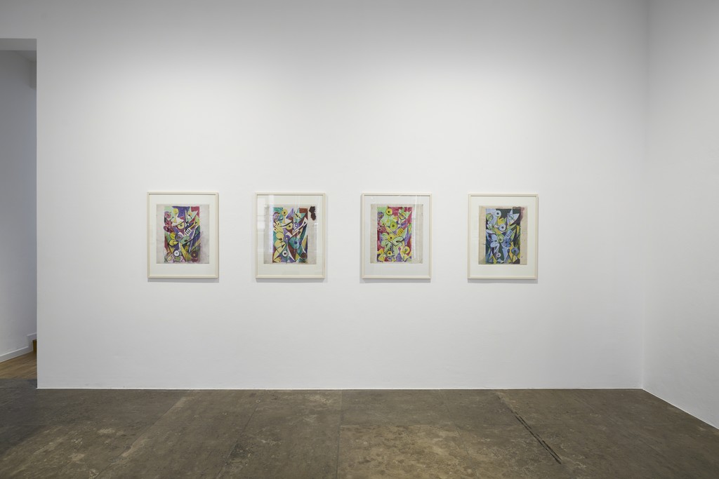 E. W. Nay, 1948-1951, exhibition view, Jahn und Jahn, 2018, © VG Bild-Kunst, Bonn E. W. Nay, 1948-1951, exhibition view, Jahn und Jahn, 2018, © VG Bild-Kunst, Bonn