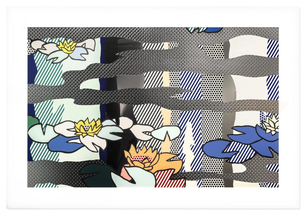 Roy Lichtenstein - Water Lily Pond with Reflections