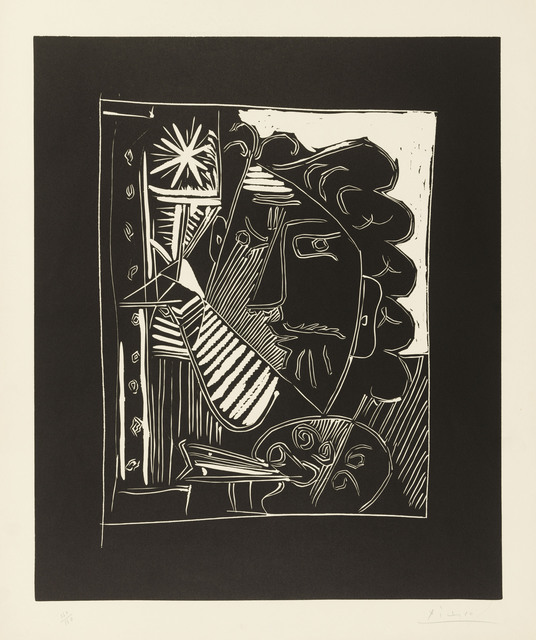 Pablo Picasso, ‘Le peintre à la palette’, 1963, Print, Linocut on Arches wove paper, Christie's