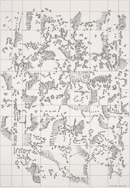 Dieter Appelt, ‘Partitur No. 24c’, 2018, Drawing, Collage or other Work on Paper, Ink on paper, Galerie Thomas Schulte