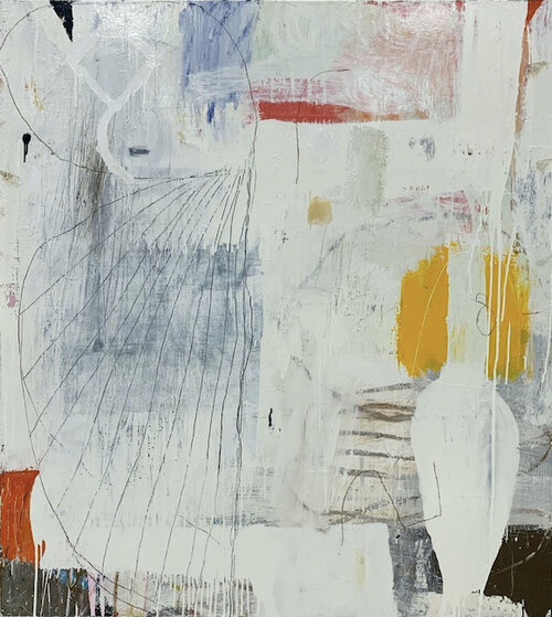 Nicholas Wilton, ‘White Butterfly’, 2021, Painting, Mixed media on canvas, Julie Nester Gallery