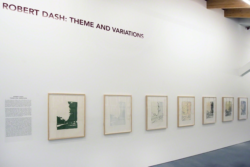 Installation view of "Parrish Perspectives – Robert Dash: Theme and Variations", on view at the Parrish Art Museum, March 15, 2015 – April 26, 2015. Photo: Daniel Gonzales. Installation view of "Parrish Perspectives – Robert Dash: Theme and Variations", on view at the Parrish Art Museum, March 15, 2015 – April 26, 2015. Photo: Daniel Gonzales.