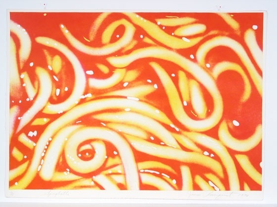 James Rosenquist, ‘Spaghetti’, 1970, Print, Color lithograph, Sragow Gallery
