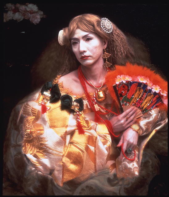 Yasumasa Morimura, ‘Portrait (Fan)’, 1991, Luhring Augustine