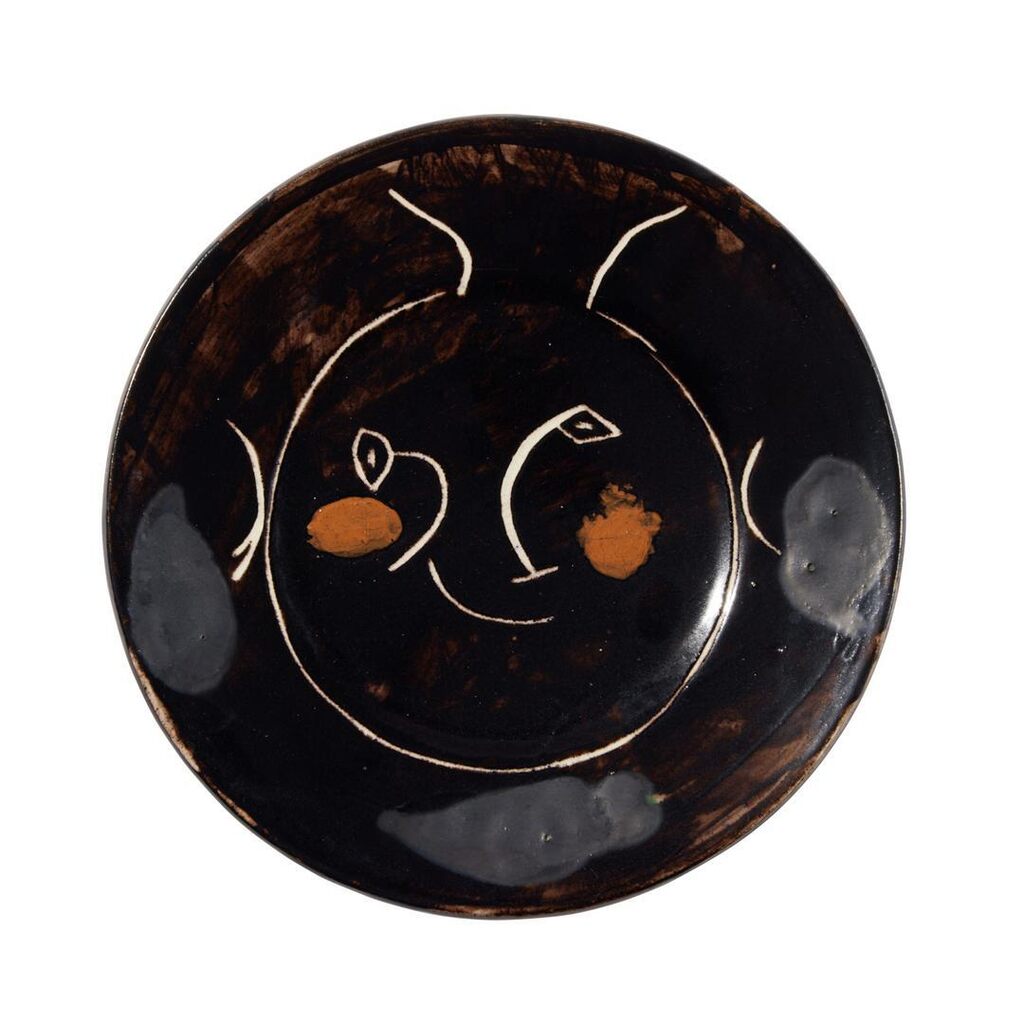 Pablo Picasso - Service visage noir: plate I (Alan Ramié 44)