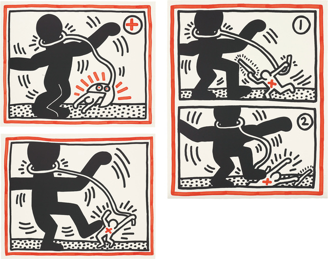 Keith Haring, ‘Untitled (Free South Africa)’, 1985, Phillips