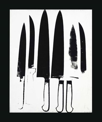 Andy Warhol, ‘Knives’, Synthetic polymer and silkscreen ink on canvas, Christie's