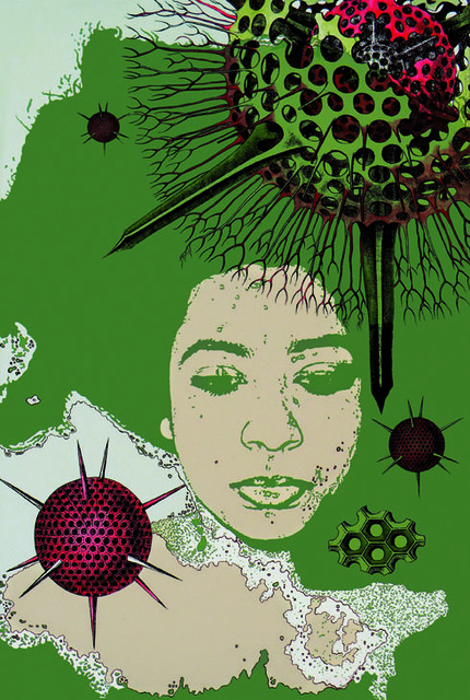 Sonia Mehra Chawla, ‘METAMORPHOSING FEMALE I’, 2011, Mixed Media, Acrylic and Ink on Canvas, Exhibit 320