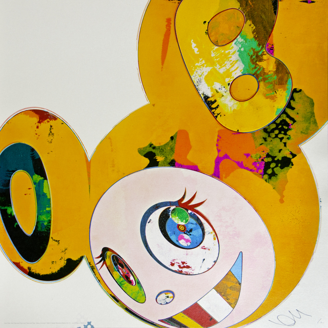 Takashi Murakami, ‘and then x6 yellow universe’, 2013, Mixer