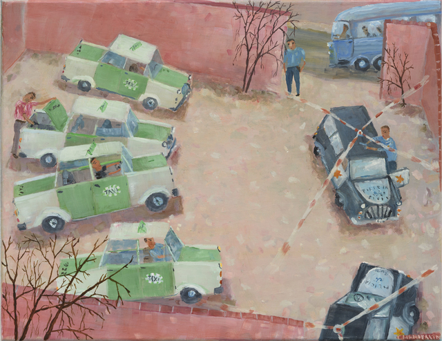 Ann Chamberlin, ‘Taxis and Police’, 2018, Lora Schlesinger Gallery
