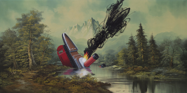 Oliver Jeffers, ‘Lost at Stream’, 2018, Lazinc