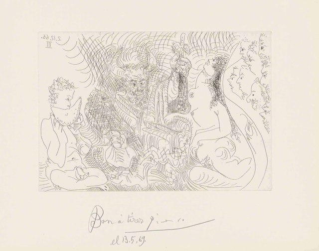Pablo Picasso, ‘Plate 12, from: El Entierro del Conde de Orgaz’, 1966, Christie's