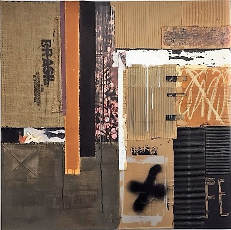 Gayle Wells Mandle, ‘South of The Border’, 2016, Mixed Media, Canvas, Atelier Newport