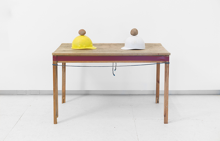 Almost Everything on the Table (installation view), May 20, 2018 to January 13, 2019. The Aldrich Contemporary Art Museum, Ridgefield, CT. Photo: Jason Mandella. Almost Everything on the Table (installation view), May 20, 2018 to January 13, 2019. The Aldrich Contemporary Art Museum, Ridgefield, CT. Photo: Jason Mandella.