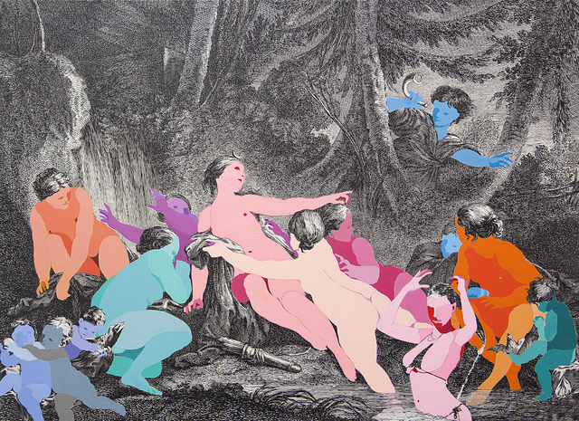Gazi Sansoy, ‘Faceless Pop Engraving - Yüzsüzler Pop Gravür’, 2016, Anna Laudel