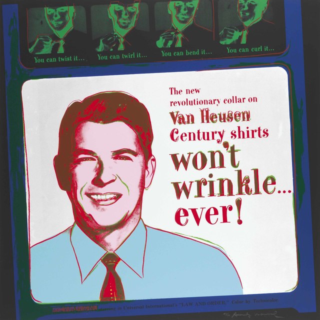 Andy Warhol, ‘Van Heusen (Ronald Reagan), from Ads’, 1985, Christie's