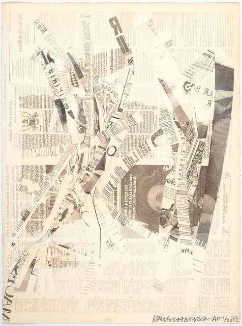 Robert Rauschenberg, ‘Hommage à Picasso’, 1973, Koller Auctions