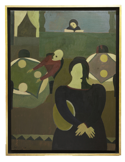Emilia Gutiérrez, ‘Trilogía’, 1969, Painting, Oil on canvas, Cosmocosa