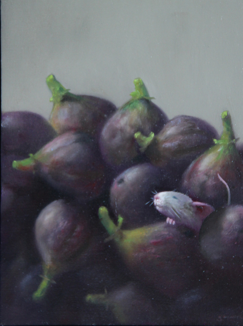 Stuart Dunkel, ‘Wake Up Call’, 2019, Painting, Oil on Board, Shain Gallery