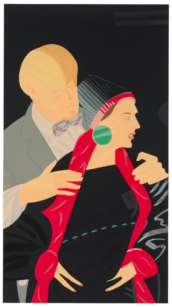Alex Katz - Red Grooms and Elizabeth Ross, from Pas de Deux