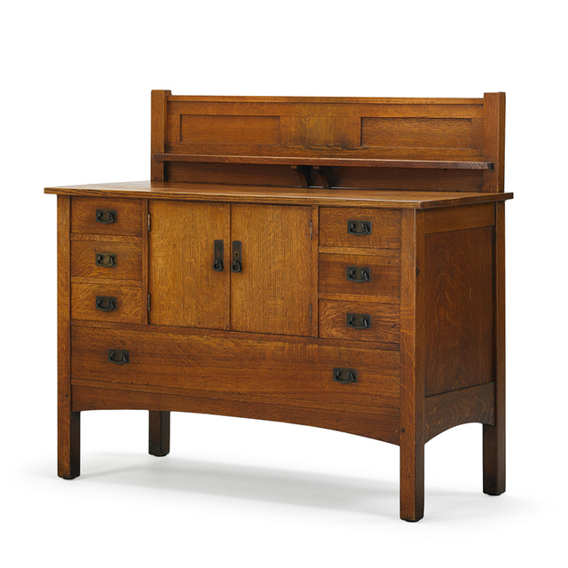 L. & J.G. Stickley, ‘Sideboard, Fayetteville, NY’, ca. 1912, Rago/Wright