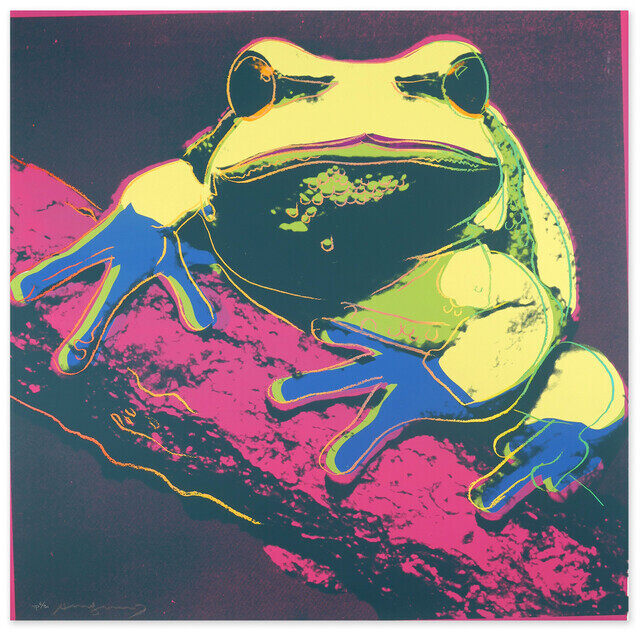 Andy Warhol - Pine Barrens Tree Frog, from Endangered Species (F. & S. IIB.294)