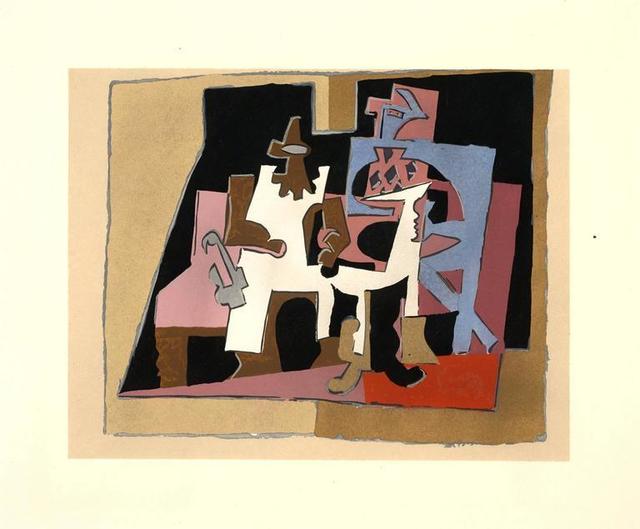 Pablo Picasso, ‘Gouache with Stencil "Interior" after Pablo Picasso’, 1933, Galerie Philia