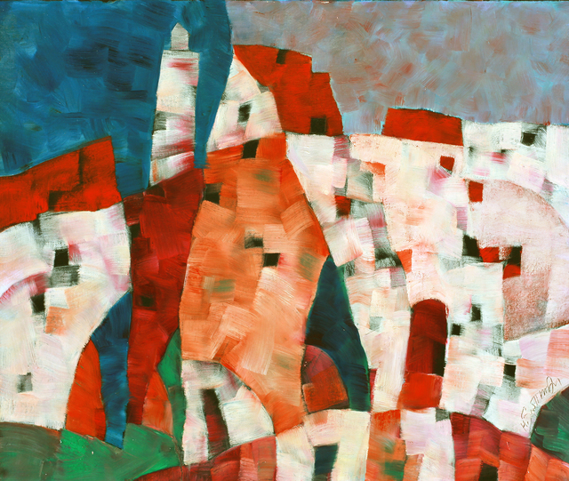 Harry Guttman, ‘City Of Hope’, 2011, Painting, Acrylic On Canvas, Blue Gallery