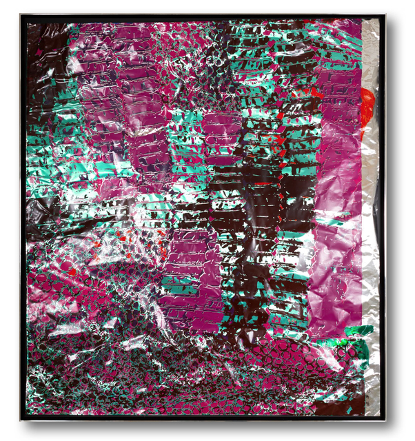 El Anatsui, ‘Untitled (with Red)’, 2015, Zane Bennett Contemporary Art