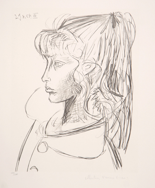 Pablo Picasso, ‘Sylvette de Profil Gouche’, 1979, Broadway fine Art