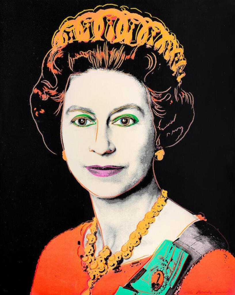Andy Warhol - Queen Elizabeth II, from Reigning Queens (see Feldman & Schellmann IIB.334-337)