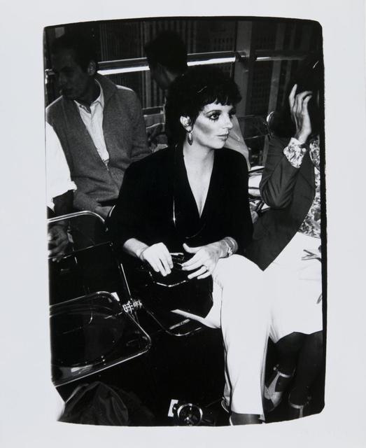 Andy Warhol, ‘Andy Warhol, Photograph of Liza Minnelli, 1982’, 1982, Hedges Projects