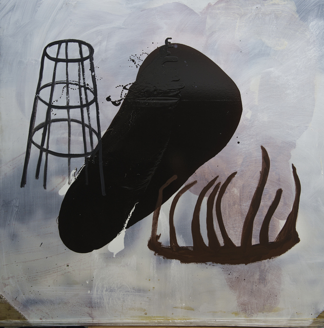 Amina Benbouchta, ‘The obvious’, 2014, Painting, Varnish, acrylic and photography on canvas., Sabrina Amrani