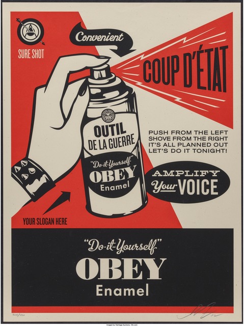 Shepard Fairey (OBEY), ‘Obey Coup d'etat’, 2012, Heritage Auctions