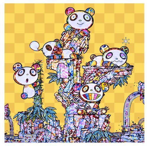 Takashi Murakami, ‘PANDAS PANDA CUBS PANDAS’, 2019, Print, 4c offset + cold stamp, Dope! Gallery