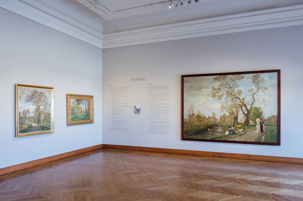 Exhibition view Tina Blau, Photo: © Belvedere, Vienna Exhibition view Tina Blau, Photo: © Belvedere, Vienna