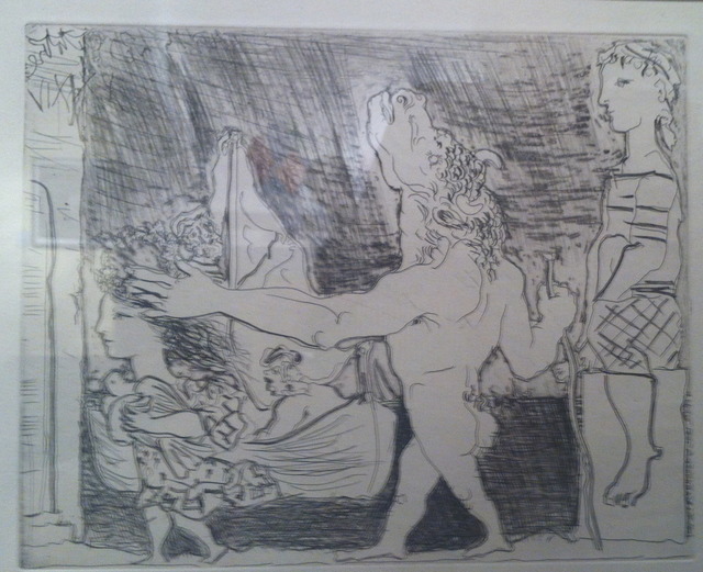 Pablo Picasso, ‘Minotaur aveugle guide par une fillete,III’, 1934, Ruth Ziegler Fine Arts Ltd.
