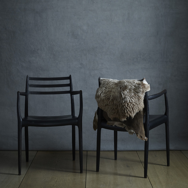 Niels Otto Møller, ‘dining chairs, pair’, Wright