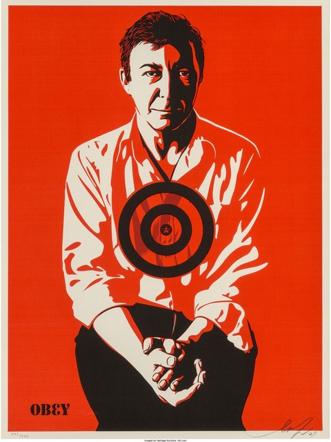 Shepard Fairey (OBEY), ‘Jasper Johns Red’, 2009, Heritage Auctions