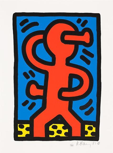 Keith Haring, ‘Untitled, S Man’, 1987, Oliver Clatworthy