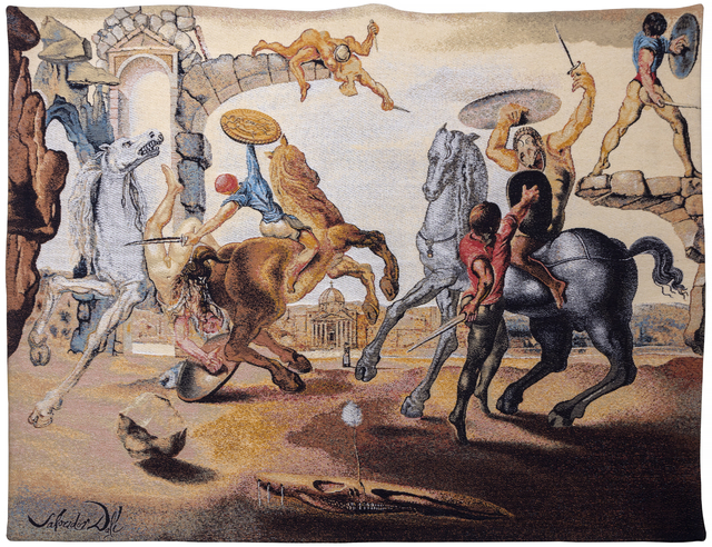 Salvador Dalí, ‘Battle Around a Dandelion’, 1988, Heather James Fine Art