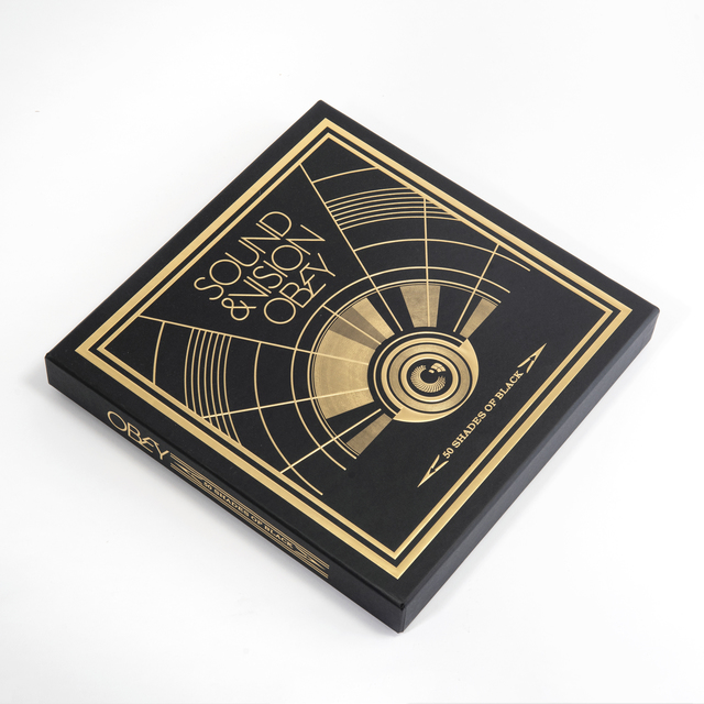 Shepard Fairey, ‘50 Shades Of Black LP Box Set’, 2014, Print, A complete box set containing 50 screen prints on paper, Tate Ward Auctions