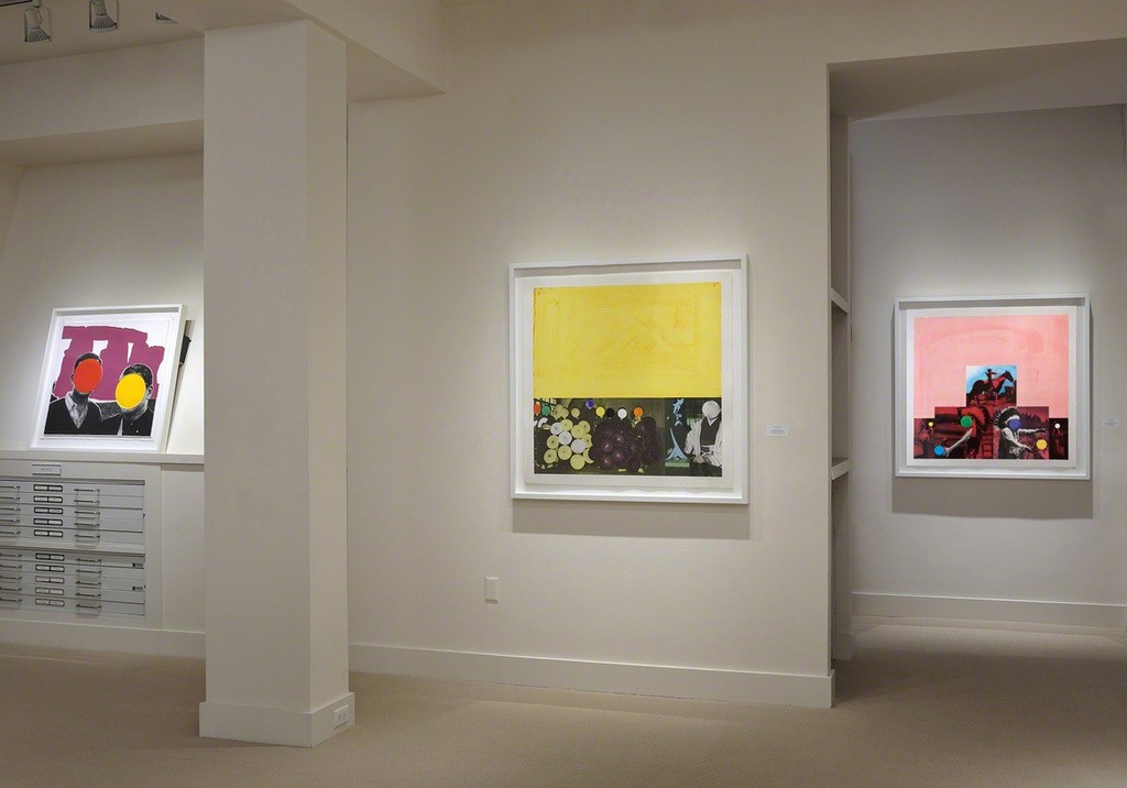 John Baldessari installation of works from the "Stonehenge" and "Cliche" series at Meyerovich Gallery, SF John Baldessari installation of works from the "Stonehenge" and "Cliche" series at Meyerovich Gallery, SF