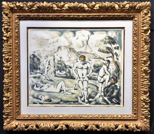 Paul Cézanne, ‘Les Baigneurs (grande planche) ( The Bathers, large plate).’, ca. 1896-98, Allinson Gallery, Inc