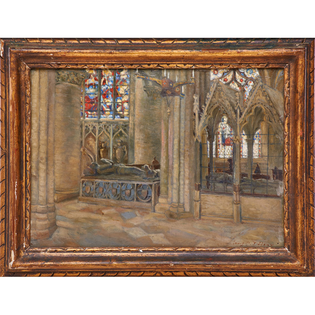 Louis Comfort Tiffany Untitled Painting Christ Church Oxford