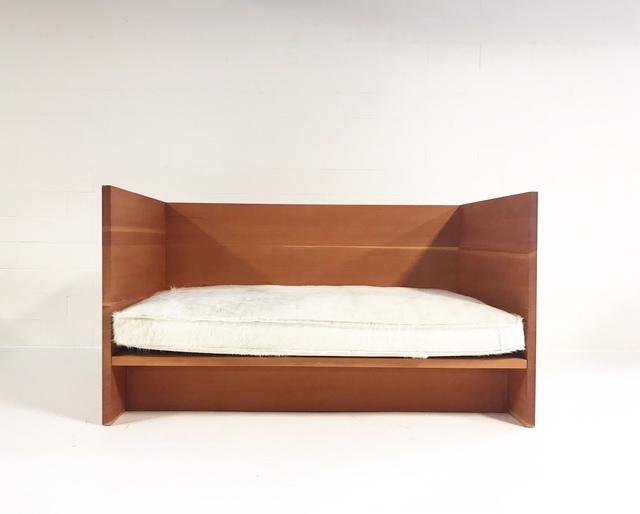 Donald Judd Daybed With Custom Brazilian Cowhide And Down
