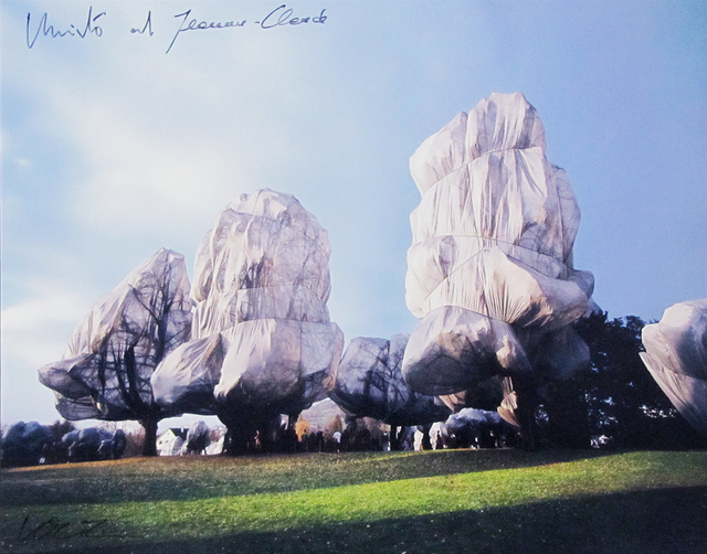 Christo and Jeanne-Claude, ‘Wrapped trees. Project for the Foundation Beyeler and Berower Park, Riehen, Suiza’, 1997, Odalys