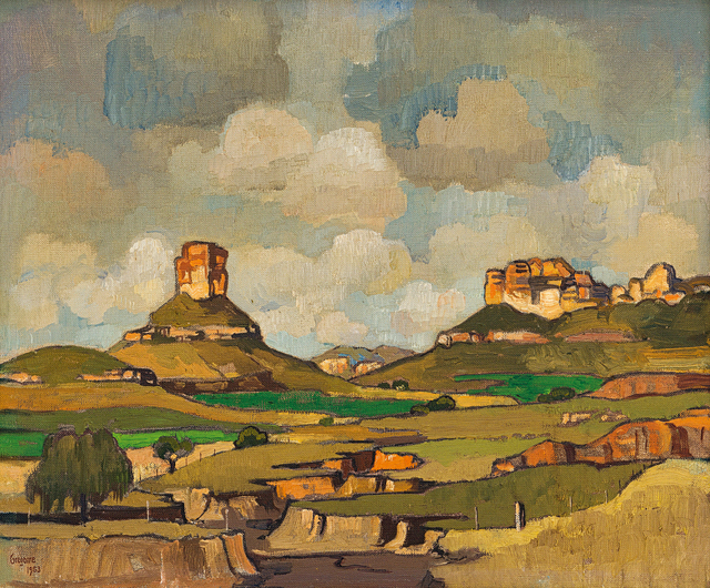 Gregoire Johannes Boonzaier, ‘Free State Mountains’, 1953, Strauss & Co
